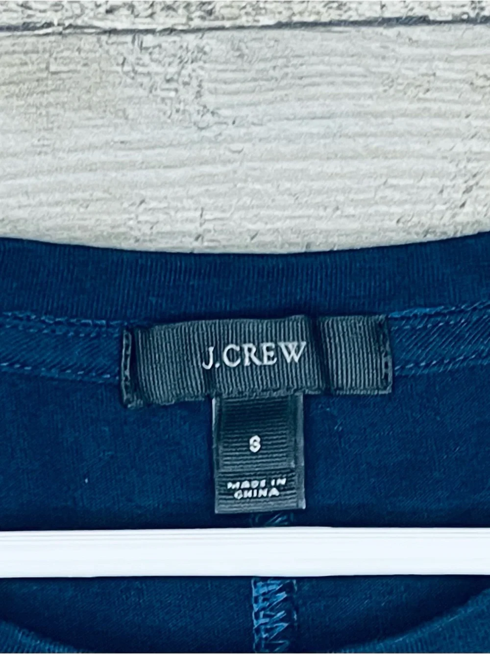 J.Crew T-shirt Dress Classic Nautical Navy/White Stripe pattern, Size Small